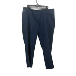 NWT Westbound Women Plus The Park Fit Indigo Slim Ankle Jeans 24W Pull On Tummy
